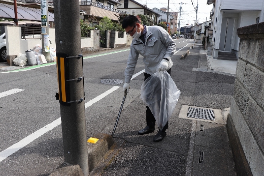 清掃の様子