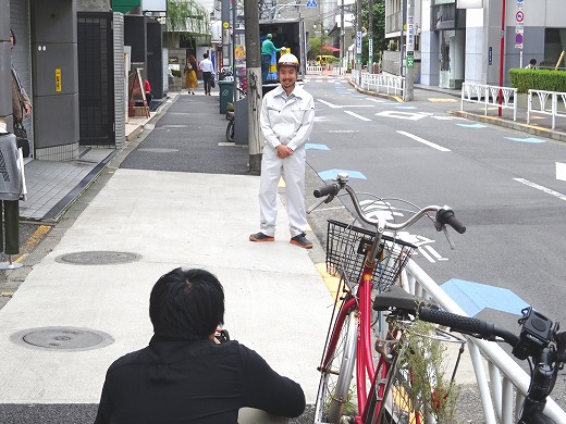 場所を変えて笑顔のNくん